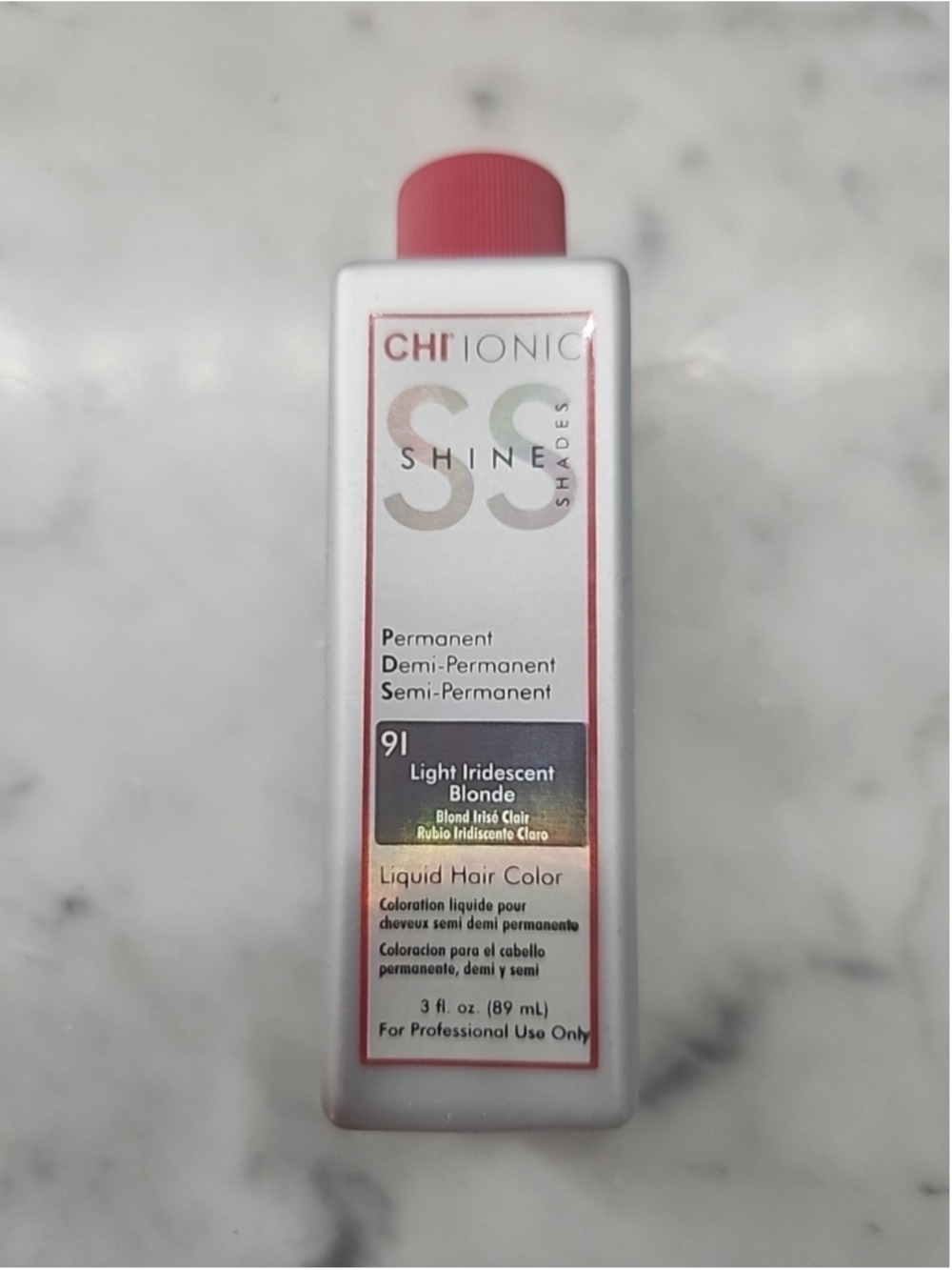 Farouk CHI Ionic Shine Shades 9I Light Iridescent Blonde Hair Color 3oz 90ml